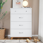 Child Craft SOHO Crib, 3-Drawer Dresser Nursery Set, Chest, 3-Piece, Includes 4-in-1 Convertible Crib, Dresser, Chest (White/Natural)