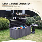 Outdoor Storage Box With Lock Slot, Package Delivery Boxes For Outside, Features Extra-large Storage Space, Deck Boxes Outdoor Waterproof, for A Wide Range Of Applications(Small)