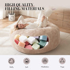20 lbs Bean Bag Chair Refill - Premium Shredded Memory Foam & Polyfill Filler for Bean Bags, Sofa, Pillows, Stuffed Animals, Couch Cushions, Dog Beds & Ottomans - Ultra Soft Beanbag Stuffing