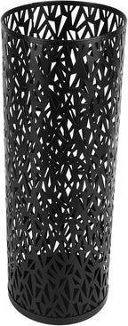 Metal Hollowed Freestanding Round Umbrella Holder Organizer Bin for Home Hotel Office Decor (M 300ml 6.8x9.3cm / 2.7x3.7in)