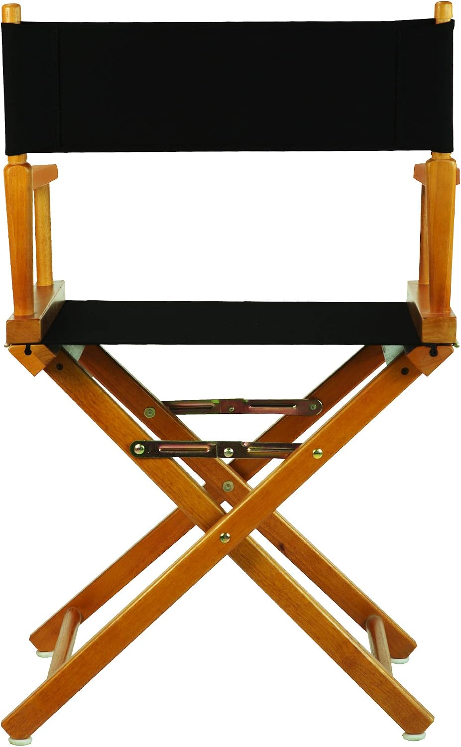 Casual Home 18" Director's Chair Honey Oak Frame with Black Canvas
