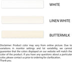 East West Furniture Capri 18" Traditional Wood Bench in Linen White