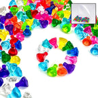 240PCS Gem Bricks, 120x Diamond Jewels, Rare Treasure Accessories Building Blocks Set, Compatible with legoes 31109 Set