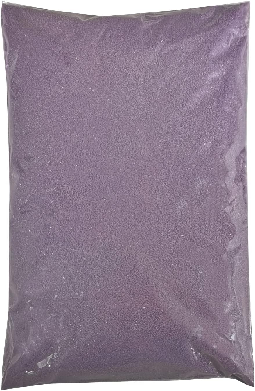CalCastle Color Sand 2.2 LBS Bulk Pack 18 Colors for Weddings, Vase Filler, Home Decor, Craft Sand (Lavender)