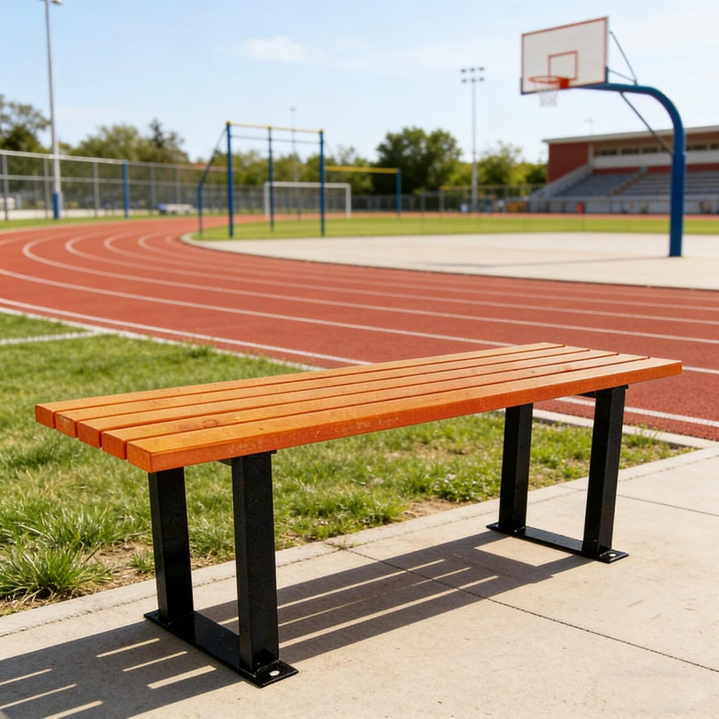 Garden Benches for Outdoors, Leisure Outdoor Bench, Thickened Steel Frame, Suitable for Parks, Terraces, Courtyards, Playgrounds, and Residential Areas(120x33x43cm/47x13x17in)