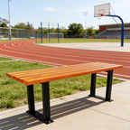 Garden Benches for Outdoors, Leisure Outdoor Bench, Thickened Steel Frame, Suitable for Parks, Terraces, Courtyards, Playgrounds, and Residential Areas(120x33x43cm/47x13x17in)
