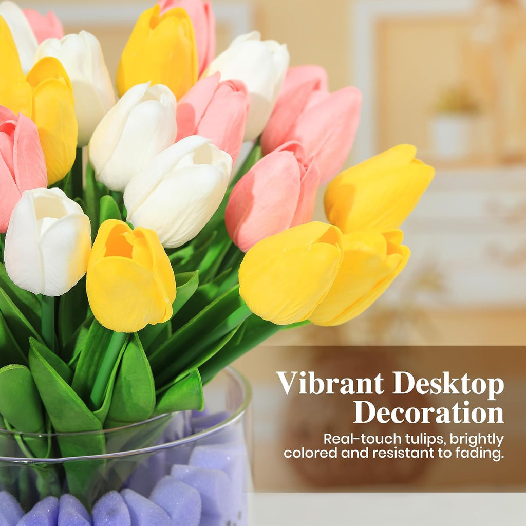 Easter Decorations - Sponges Bunny Decor, Easter Vase Filler, Spring Centerpiece for Home and Holiday Celebrations