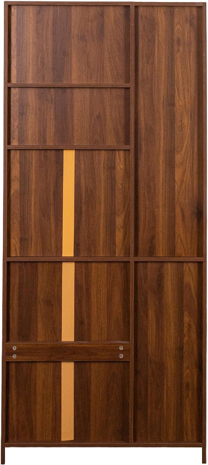 ZeHuoGe Modern Freestanding Kitchen Pantry Cabinet, Multi-Purpose Storage with 7-Layer Pull-Out Shelf, Expandable Pull-Out Organizer with Drawers & Cabinets, for Kitchen, Coffee Bar, Living Room
