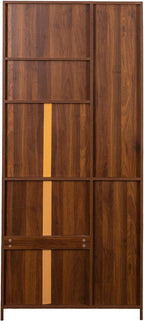 ZeHuoGe Modern Freestanding Kitchen Pantry Cabinet, Multi-Purpose Storage with 7-Layer Pull-Out Shelf, Expandable Pull-Out Organizer with Drawers & Cabinets, for Kitchen, Coffee Bar, Living Room