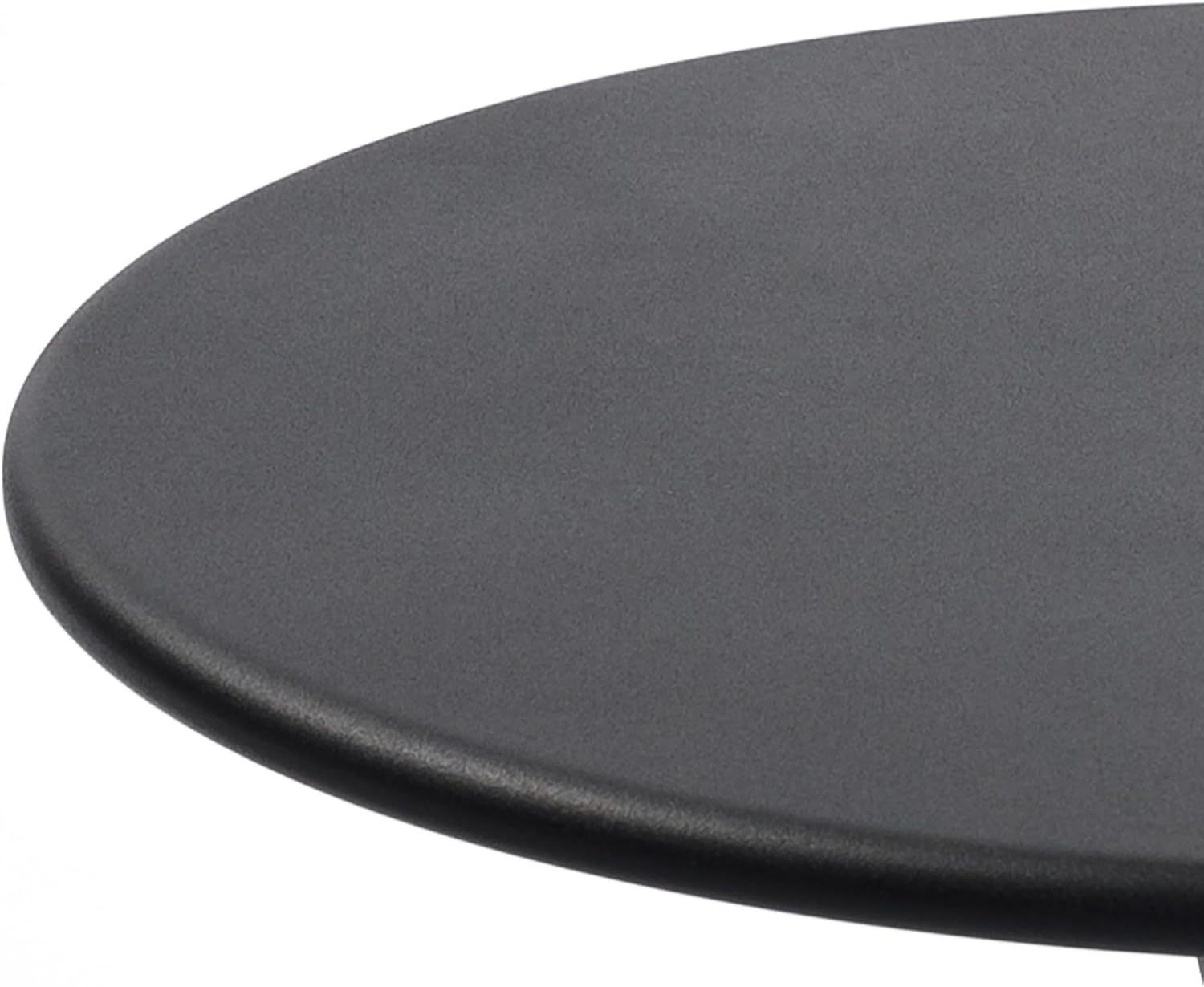 2P Vintage Metal Round Side Table, End Table for Sofa Bedside Nightstand, Accent Decorative Table for Small Space Living Room Bedroom (1, Black)