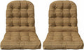 RSH DECOR: Outdura Tufted Adirondack Chair Cushion | 42.5” x 21” | Outdura Performance Fabric | Water & Fade-Resistant | Outdoor Cushion for Patio Furniture | Made in USA (Moran Sonoma)