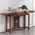 Meditation Altar Table At Home, Buddhist Style Wooden Altar Cabinet, Personal Meditation Cabinet, for Home Shrines Ancestral Halls Temples(80 * 31cm/31.5 * 12.2in)