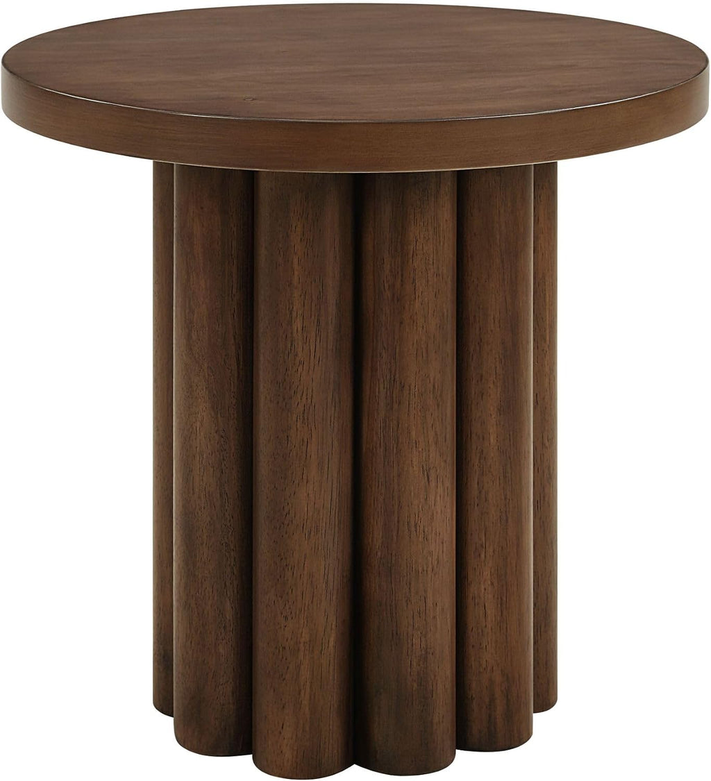 roomfitters Loanna Wooden Color Finish End Table, Traditional Shaker Style Side Table, Thickened Top Birch Wood Veneer Nightstand