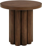 roomfitters Loanna Wooden Color Finish End Table, Traditional Shaker Style Side Table, Thickened Top Birch Wood Veneer Nightstand