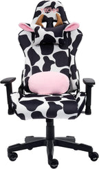 Techni Sport Black Cow Gaming Chair
