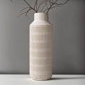 Farmhouse Large Ceramic Vase for Living Room Bedroom 15.75'' Flower Vase for Fake Plant Home Decor Office Table Shelf Fireplace Centerpieces Retro Vintage Classic Modern Rustic