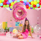 8FT Balloon Drop Net for Ceiling Release, Balloon Transport Bags, Holds 100 Balloons, Balloon Drop Kit with Pull Cord, Party Decoration for Gender Reveal, Wedding, Birthday, New Year’s Eve & Christmas