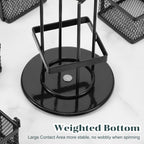 Tea Bag Organizer, Tea Bag Storage Holder Spinning Carousel 96 Teabags Container, Lazy Susan Coffee Creamer Sweetener Tea Caddy for Kitchen Counter Cabinet Pantry Shelf Organizer