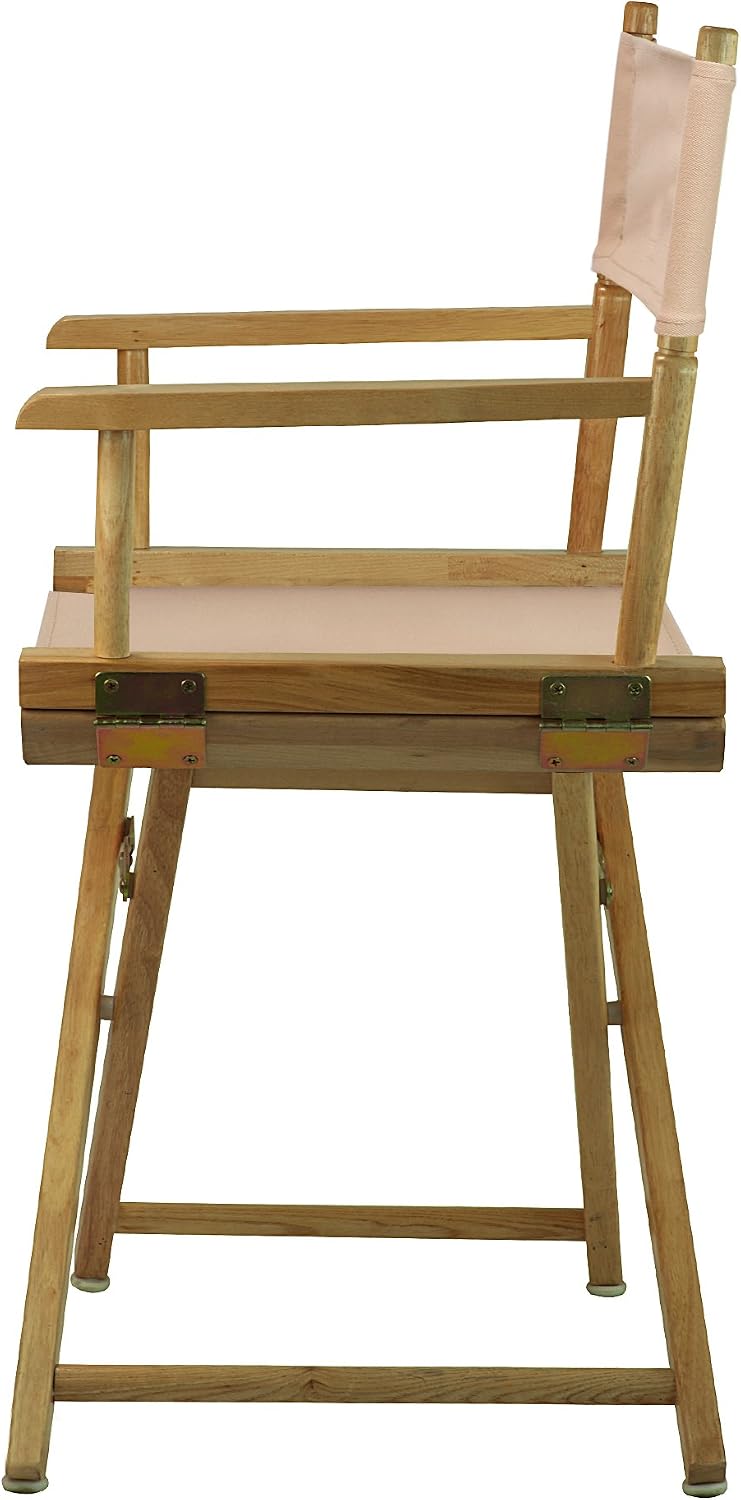 Casual Home 18" Director's Chair Natural Frame with Tan Canvas