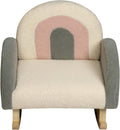 Gift Mark - Plush Kids Rocking Chairs - Grey