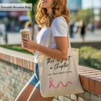 Aesthetic Inspirational Gift Tote Bag, Gifts for Grandma Mom Friend Canvas Bag with Inner Pocket