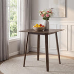 PrimeZone Counter Height Bar Table - Mid-Century Modern Kitchen Dining Table with Solid Wood Legs Load 300 LBS, Versatile Square High Top Desk 36" Ideal for Dining Room Home Bar Pub Cafe