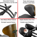 Kneeling Chair,Black Kneeling Desk Chair,Ergonomic Posture Chair with Backrest,Adjustable Height for Study Work from Home