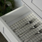 Modern Kitchen Pantry Freestanding Cabinet Cupboard with Doors and Drawer, Adjustable Shelving, Grey,15.75 * 30 * 72