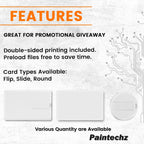 Custom Credit Card USB Flash Drives 200 Pack, Personalized Logo Text Bulk - as Corporate Gifts and Promotional Giveaways - Customizable 2GB