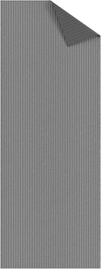 Ottomanson 2' x 9' Hallway Runner with Scraper Pile - Extra Durable Non-Slip Rug Mat for Indoor & Outdoor Use - Ideal for Kitchen, Entryway, Patio & Garage - High-Traffic Carpet, Gray