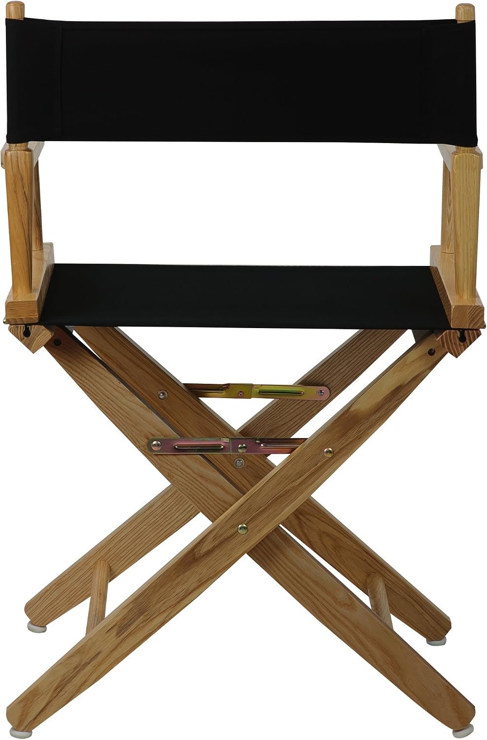 American Trails Extra-Wide Premium 18" Director's Chair Natural Frame with Black Canvas