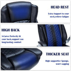 400lbs Executive Office Chair with Flip-Up Armrests, Big and Tall Computer Chair for Heavy People, Heavy Duty Ergonomic Comfy Chair, Breathable PU Leather (Black)