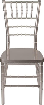 Flash Furniture HERCULES PREMIUM Series Pewter Resin Stacking Chiavari Chair
