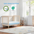 Dourxi Crib Mattress, Dual Firmness Soft & Firm Memory Foam Toddler Mattress, 3-Layer Baby Mattresses with Breathable Washable Cover, CertiPUR-US Certified, 52" x 27.5" x 6" for Crib and Toddler Bed