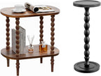 Side Table for Small Spaces, Small End Table for Living Room, Bedroom, Corners, and Office