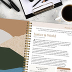 Spiral Bible™ A Year in Prayer | 12 Monthly Themes, Undated 5-Day Format, Guided Prayer Book with Scripture | Reflection Journal for Adults & Teens | 7in x 9in Hardcover Notebook, Mountains