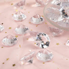 2 Pounds of 25 Carat Clear Acrylic Diamonds - Big Diamonds for Table Centerpiece Decorations, Wedding Decorations, Bridal Shower Decorations