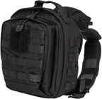 5.11 Tactical Sling Bag Pack MOAB 6, Shoulder Crossbody Military Bag, 11L, Black, Style 56963ABR