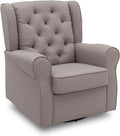 Delta Children Emma Nursery Glider Swivel Rocker Chair- Greenguard Gold Certified, French Grey