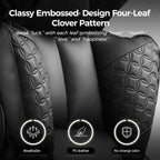 COMHOMA Big and Tall Office Chair Heavy Duty Wide Ergonomic Gaming Chair with Deluxe Embossing Designed Leather with Foot Rest,150°Reclining Adjustable Armrests Pocket Spring Back Support and Pillow