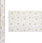 Floral Print Drawer Liners Waterproof Oil Resistant Shelf Mats for Kitchen Cabinets and Closets Cuttable Anti Slip Mats Suitable for Home Organization and Protective Storage Use