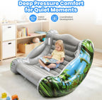 Sensory Chair for Kids, Inflatable Rocking Chair for Autism & ADHD, Cloud Rocker for Deep Pressure Therapy, Sensory Room Equipment for Toddlers Boys & Girls