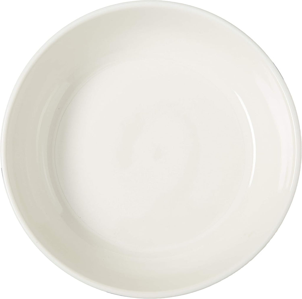 KATE SPADE Deco Dot Pasta Bowl, 1.45 LB, White (Pack of 2)