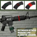 Chivao 45 Pack Magazine Marking Band 223, 300, 5.56, 7.62mm Magazine Bands for Accessories