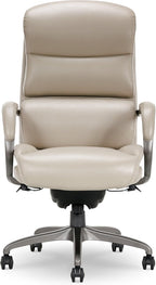 La-Z-Boy Aberdeen Bonded Leather Executive Chair, Beige
