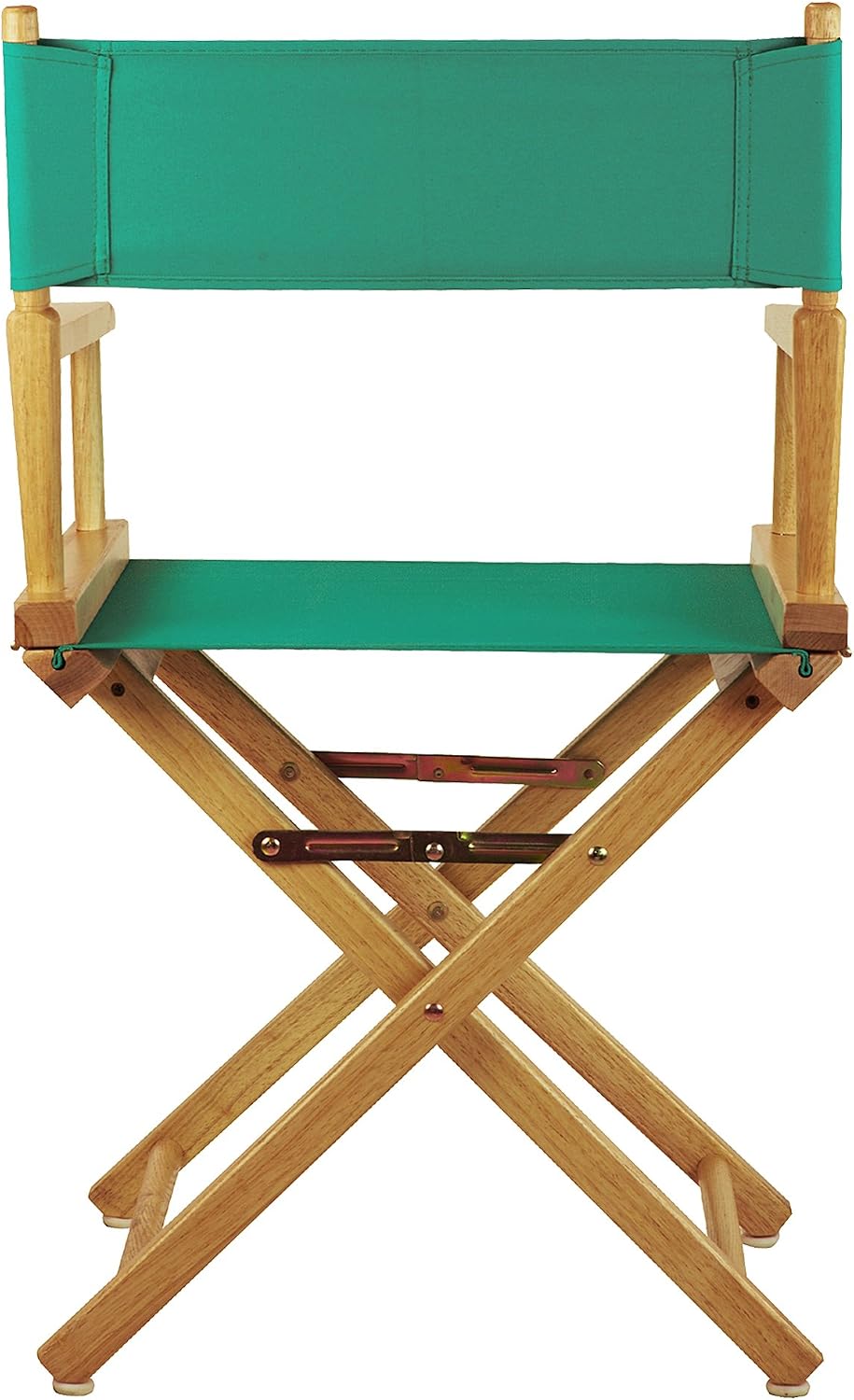 Casual Home 18" Director's Chair Natural Frame with Teal Canvas