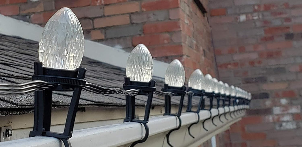 Christmas Light Clips for Gutters and Shingles (Model - ProClip) (Quantity 25)