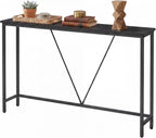 SONGMICS HOME Entryway Console Table, Behind Couch Table, for Living Room, Bedroom, Easy Assembly, Dark Gray