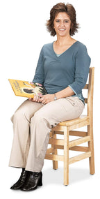 Jonti-Craft KYDZ Ladder Back Chair Pair, 12" Height