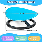 Sensory Spinning Chair for Autistic Kids, ADHD Autism Swivel Chair Training Body Coordination, Metal Base Non-Slip Sit and Spin Toys for Kids Gift